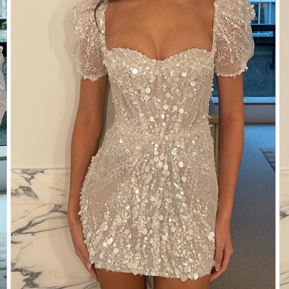 Sequin Bridal Mini